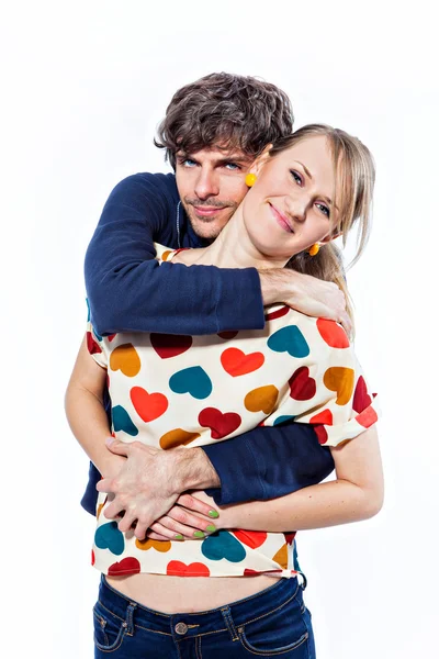 Couple hugging — Stock Photo, Image