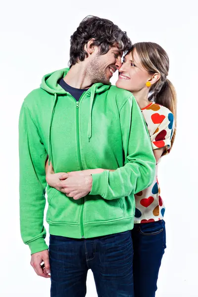 Couple hugging — Stock Photo, Image