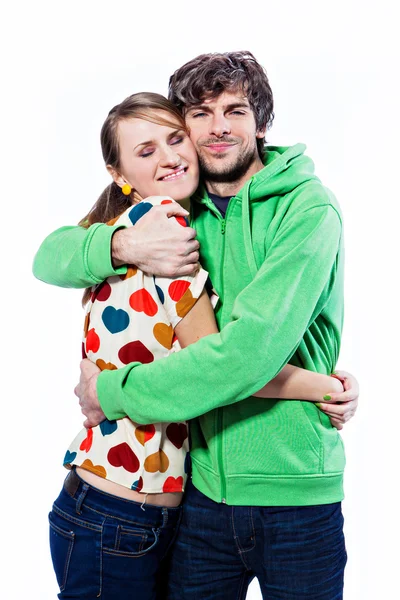 Couple hugging — Stock Photo, Image