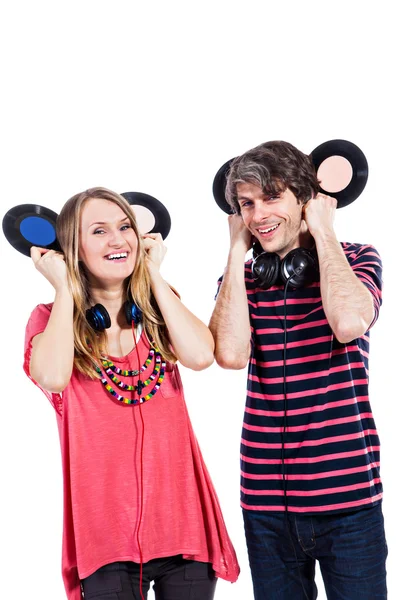 I'm your vinyl mickey mouse — Stock Photo, Image