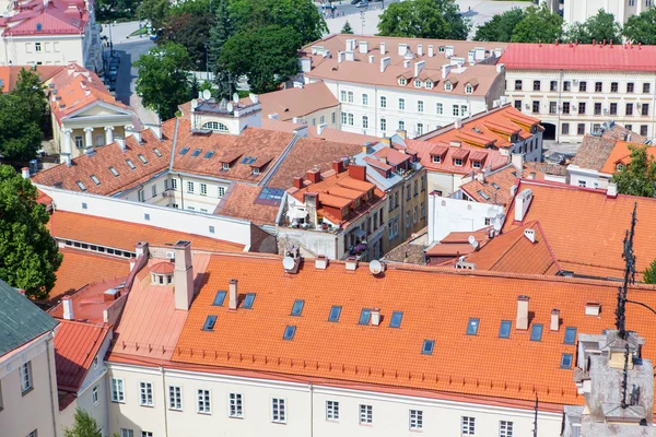 Panoramisch uitzicht op de oude stad van vilnius — Stockfoto