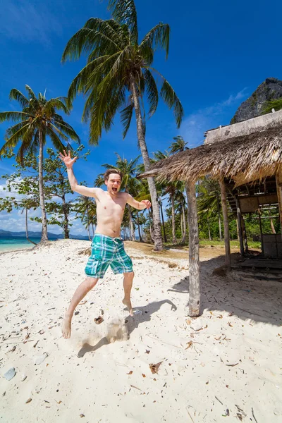 Jag kommer leva på denna beach house — Stockfoto