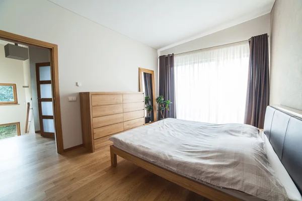 İç modern yatak odası — Stok fotoğraf