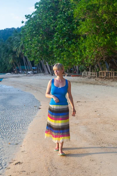 Vamos passear na praia. — Fotografia de Stock