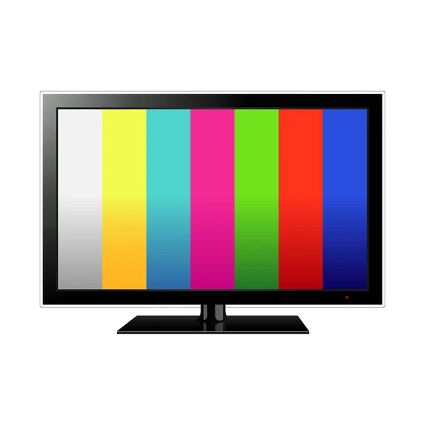 Lapos TV-képernyő lcd — Stock Vector