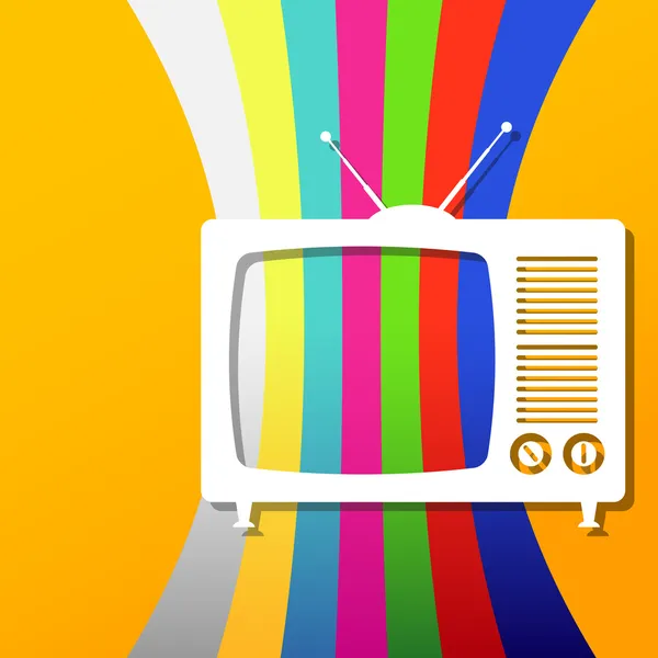 Retro TV fundo —  Vetores de Stock