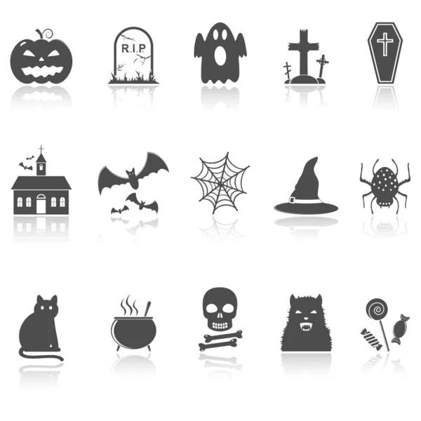 Conjunto de iconos Halloween — Archivo Imágenes Vectoriales