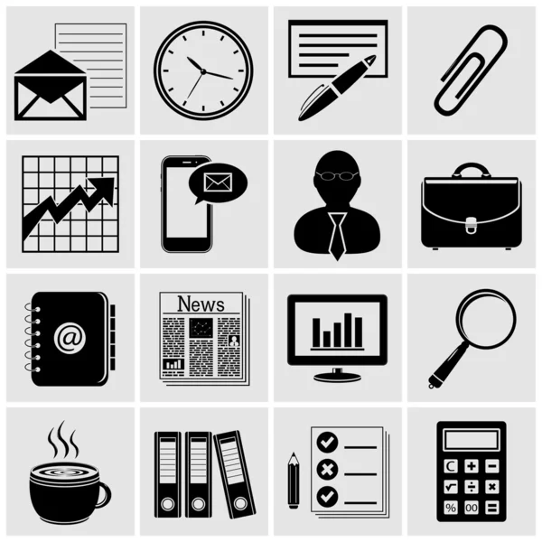 Business - Finance and Office icons — Stock Vector