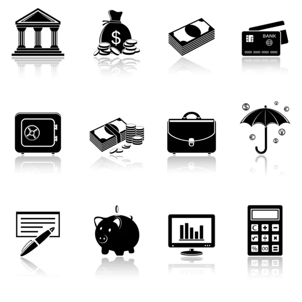 Banking icons — Stock Vector