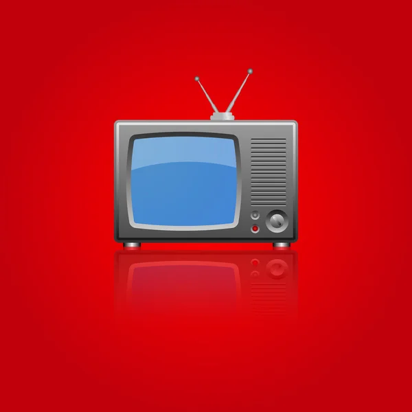 Icono retro TV — Vector de stock