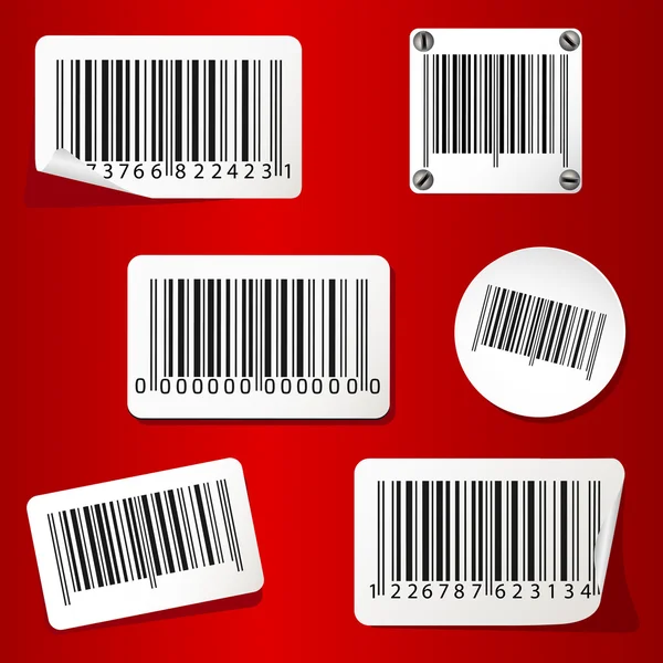 Bar-codes blank set — Stock Vector