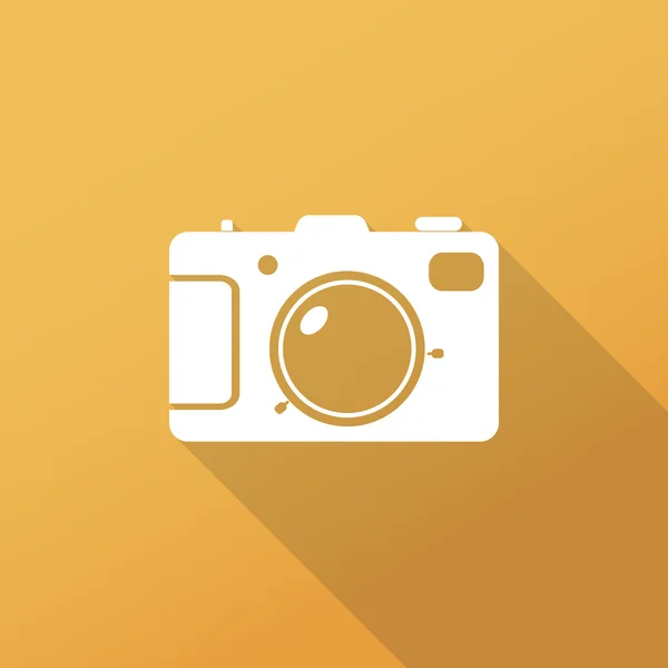 Camera flat icon — Stock Vector