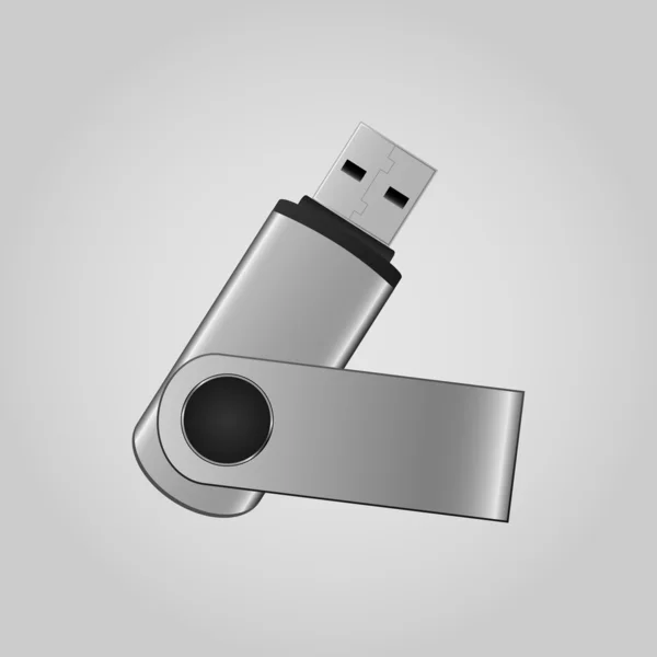 Icône clé USB — Image vectorielle