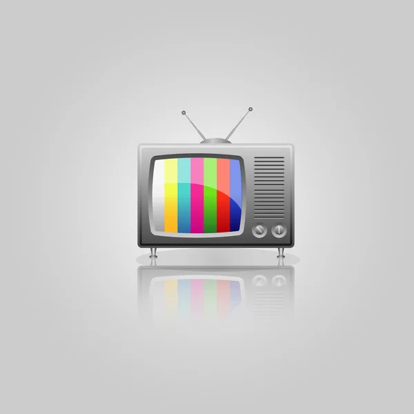 Televisie pictogram — Stockvector