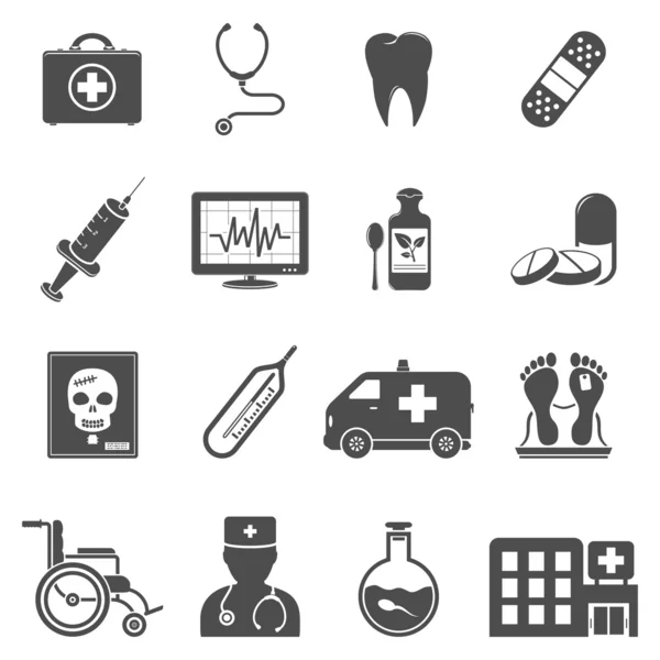Vector Iconos médicos — Archivo Imágenes Vectoriales