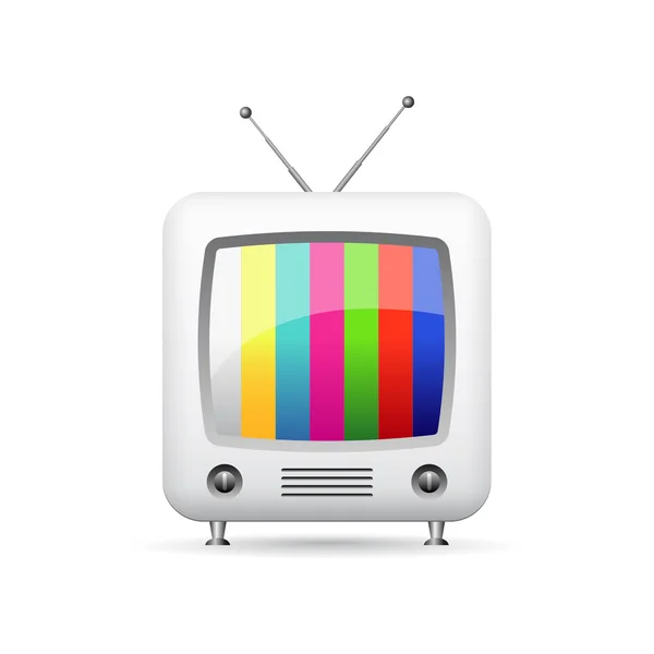 Retro tv icon — Stock Vector