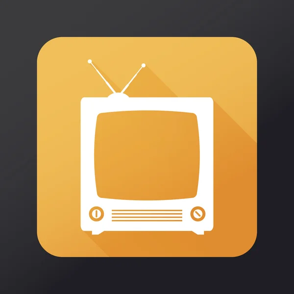 Televisie-icoon — Stockvector