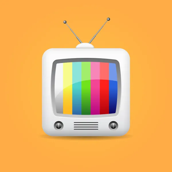Dessin animé rétro tv — Image vectorielle