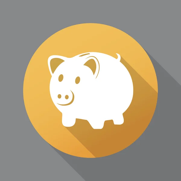Свинячий банк векторна іконка — стоковий вектор