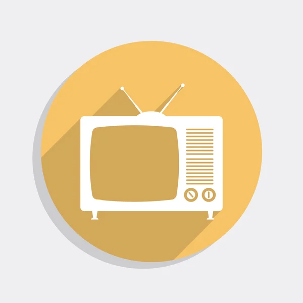 Tv vector pictogram — Stockvector