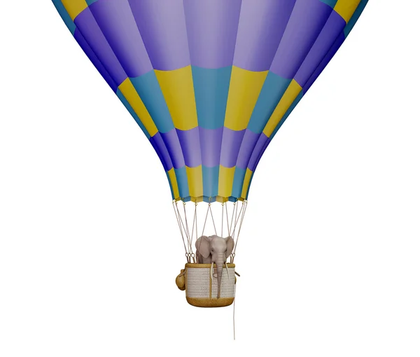 Elephant in the balloon — Stock Photo, Image