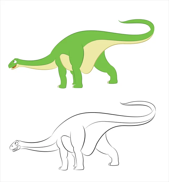 Diplodocus — Stock Vector