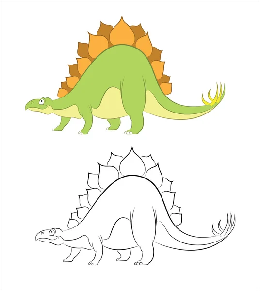 Stegosaurus — Stockvektor