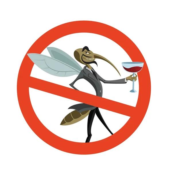 Немає комарів — стоковий вектор