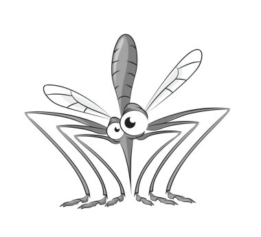 Cartoon mosquito clipart