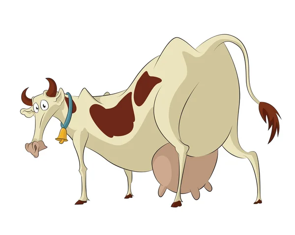 Vaca graciosa — Vector de stock