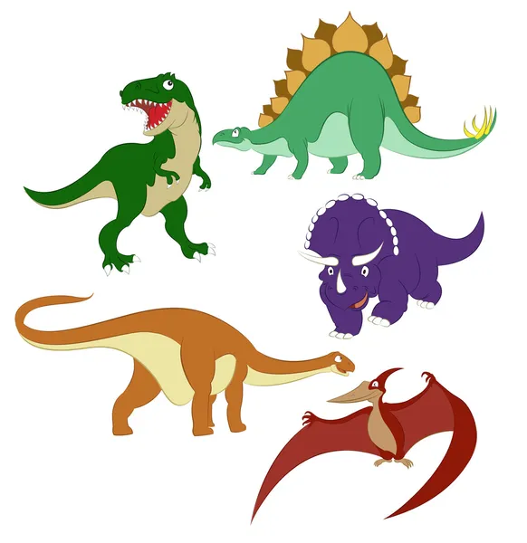 DINOSAUROS — Archivo Imágenes Vectoriales