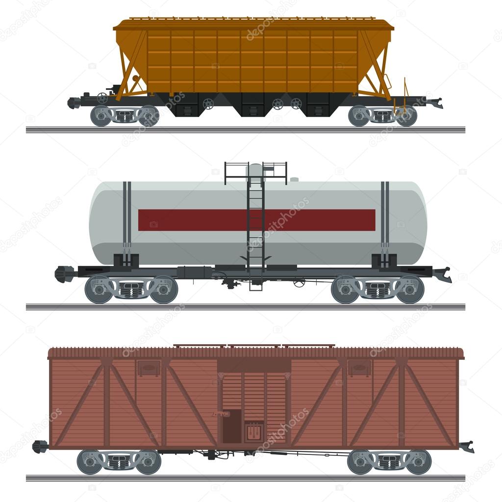 Collection of waggons