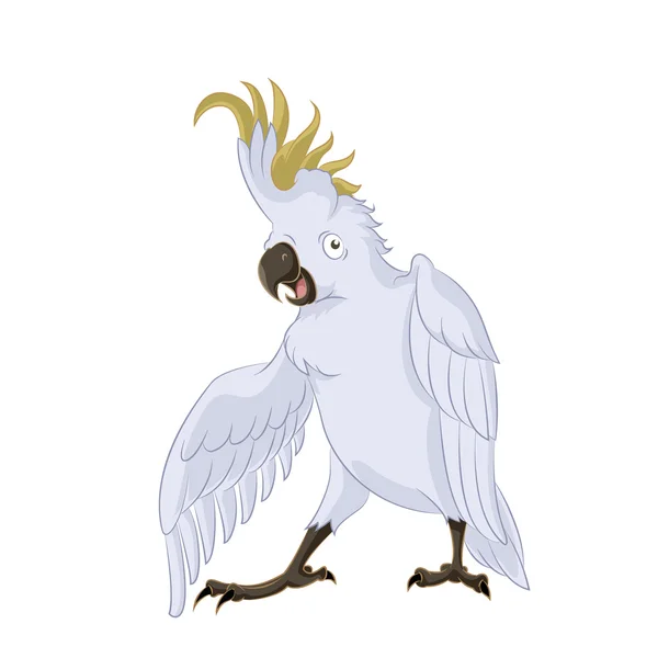 Cockatoo, — Stock Vector