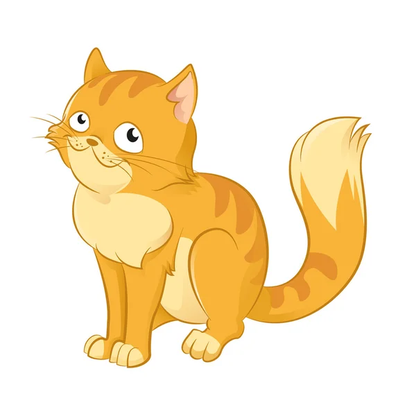 Gato de dibujos animados — Vector de stock