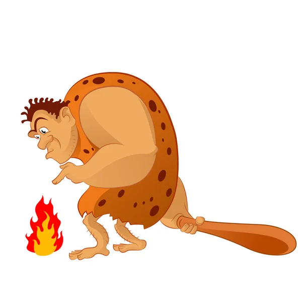 Caveman — Stock Vector