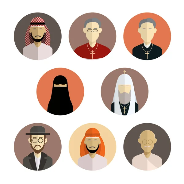 Religion icons — Stock Vector