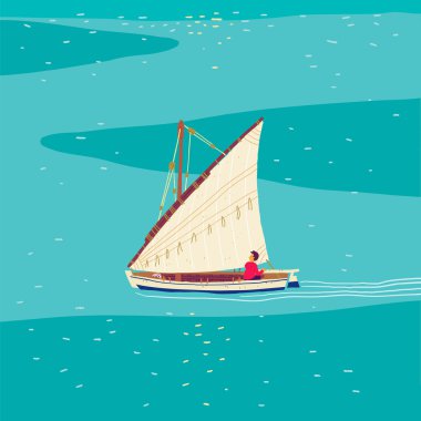 Fisherman sailboat