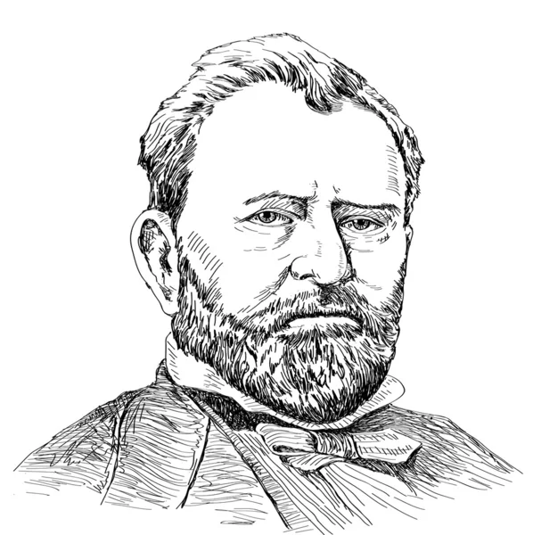 Portraits d'Ulysses S. Grant — Image vectorielle