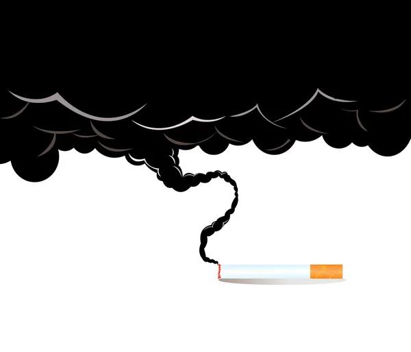 Sigaret roken — Stockvector