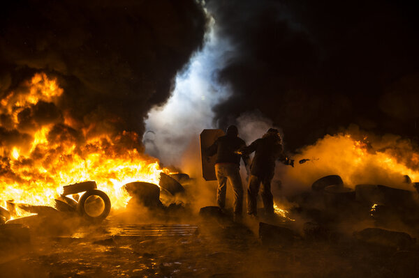 Street protest in Kiev