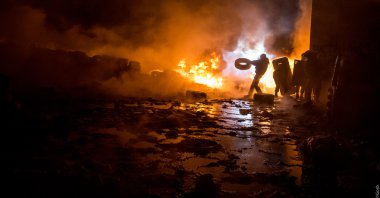 Kiev sokak protesto