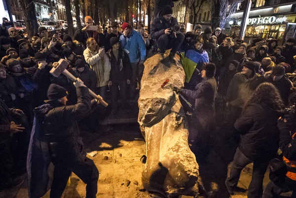 Street protest in Kiev — Stock Photo, Image