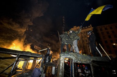 Kiev sokak protesto