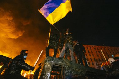 Kiev sokak protesto