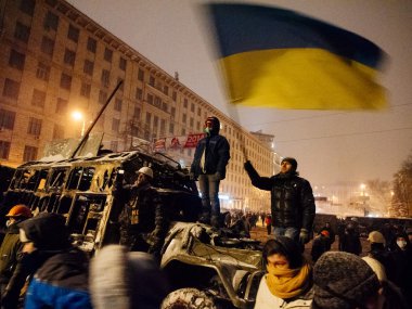 Kiev sokak protesto