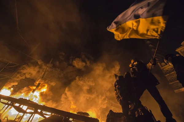 キエフでの街頭抗議 — ストック写真
