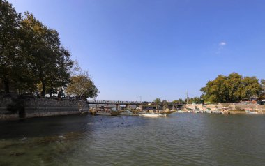 Bursa - Hindi 28. Eylül 2021 Golyazi Bölgesi, balıkçılığıyla ünlü bir yarımadadır..