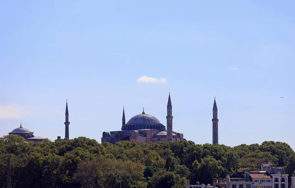 Hagia Sophia在伊斯坦布尔的观点 — 图库照片