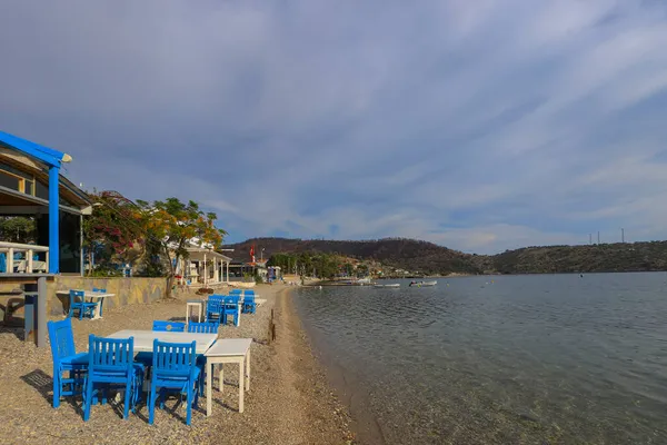 Cokerme Deniz Kenarında Küçük Sessiz Bir Yerdir Türkiye Nin Mugla — Stok fotoğraf