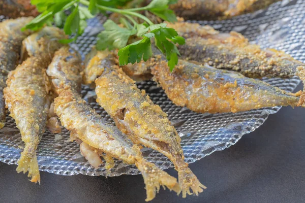 Gebratene Stöcker Seeteufel — Stockfoto